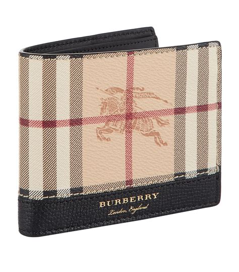 burberry leather men wallet|burberry haymarket check wallet.